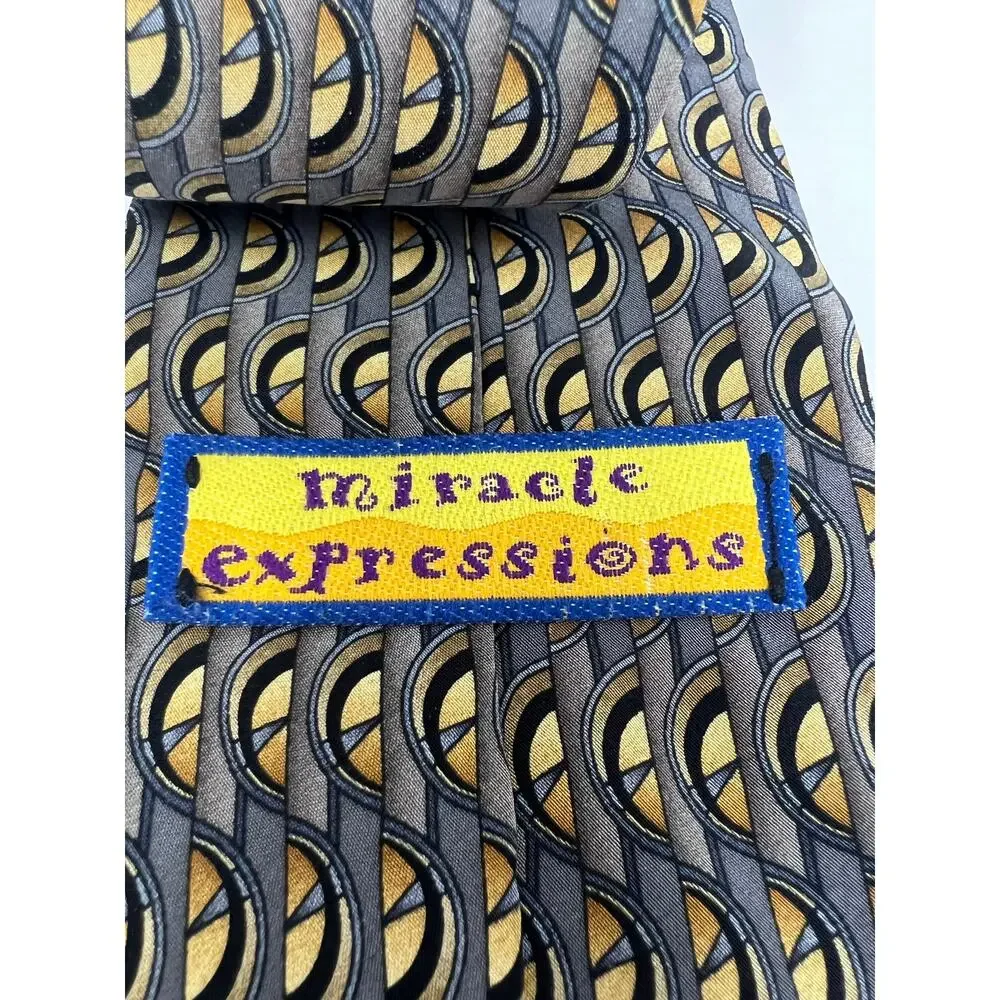 Miracle Expressions “AZT Under the Microscope” Silk Novelty Tie‎